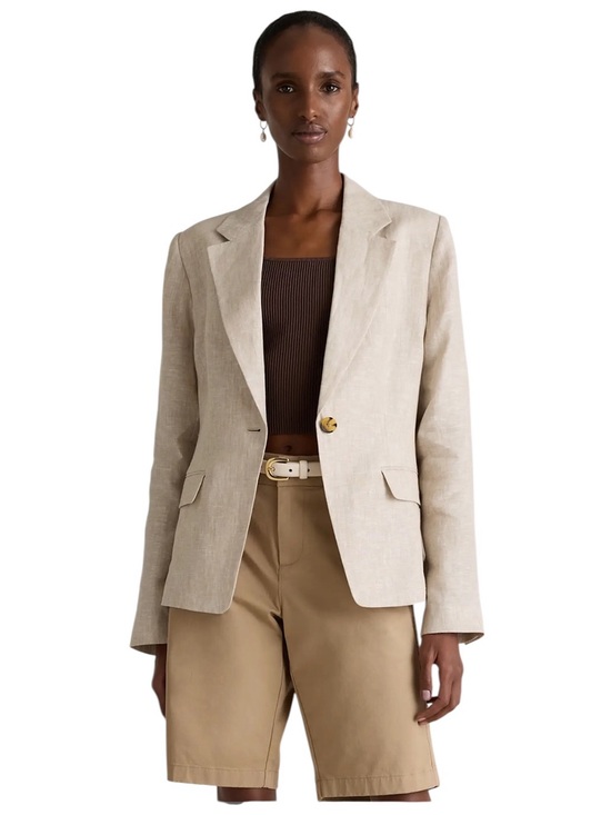 Quince Jackets & Blazers - NWT- Quince 100% European Linen Structured Blazer Size Small